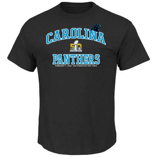 Carolina Panthers 3X-6X XT-5XT T-Shirt Hoodie Super Bowl 50